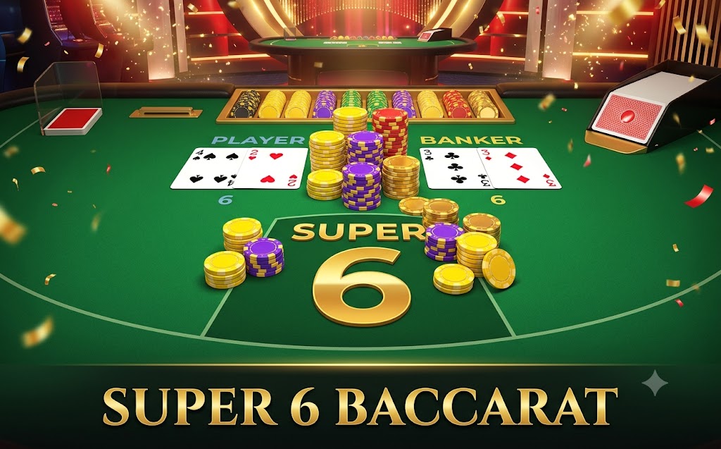 Super 6 Baccarat at 888JILI WIN